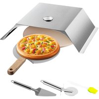 VEVOR Pizzaaufsatz Gasgrill, 3 Stk. Pizzahaube 48x35x17 cm Holzkohlegrill Pizzaofen, 50-300 ℃ Edelstahl Pizzaaufsatz 3 kg Pizzaofen Outdoor Garten VEVOR Pizzaaufsatz Gasgrill, 3 Stk. Pizzahaube 48x35x17 cm Holzkohlegrill Pizzaofen, 50-300 ℃ Edelstahl Pizzaaufsatz 3 kg Pizzaofen Outdoor Garten von VEVOR