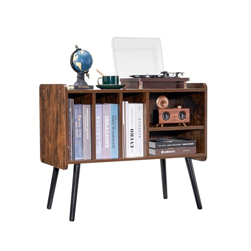 VEVOR Plattenspielerständer mit abnehmbaren Regalen, Schallplattenständer mit Aufbewahrung für bis zu 220 Alben, Vinyl-Schallplattenschrank Plattenspielertisch höhenverstellbar Wohnzimmer VEVOR Plattenspielerständer mit abnehmbaren Regalen, Schallplattenständer mit Aufbewahrung für bis zu 220 Alben, Vinyl-Schallplattenschrank Plattenspielertisch höhenverstellbar Wohnzimmer von VEVOR