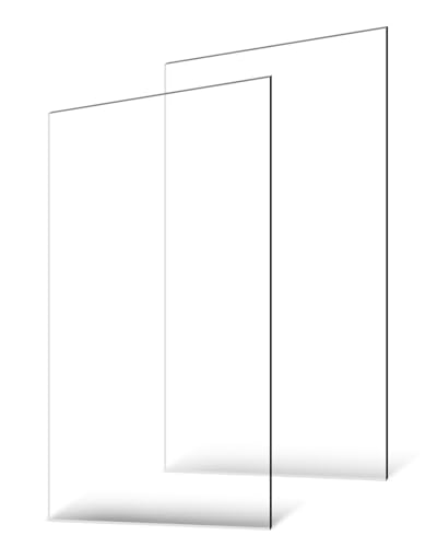 VEVOR Plexiglas-Acrylplatten, 2er-Pack Kunststoffplatten, 61 x 122 cm, 0,3 cm dick, klares, gegossenes Kunststoffglas für Bastelprojekte, Ersatzglas für Bilderrahmen, DIY-Display, leicht zu schneiden VEVOR Plexiglas-Acrylplatten, 2er-Pack Kunststoffplatten, 61 x 122 cm, 0,3 cm dick, klares, gegossenes Kunststoffglas für Bastelprojekte, Ersatzglas für Bilderrahmen, DIY-Display, leicht zu schneiden von VEVOR