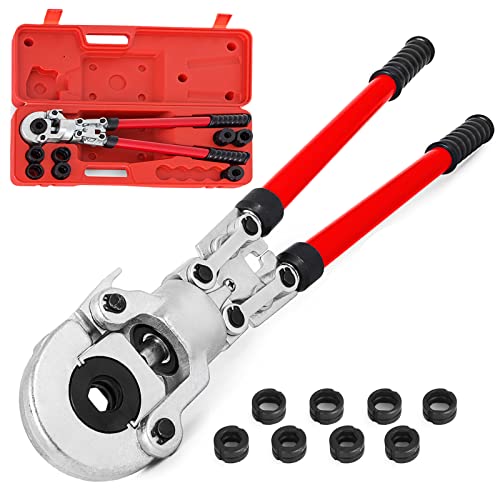 VEVOR Presszange U16 U20 U25 U32 TH16 TH20 TH26, TH32 mm Crimpzange Presszange 6 T Druckkraft Rohrpresszange mit um 360° Drehbarem Kopf und Ergonomischem Griff Rohrcrimpzange Tragbar Ø16-32m VEVOR Presszange U16 U20 U25 U32 TH16 TH20 TH26, TH32 mm Crimpzange Presszange 6 T Druckkraft Rohrpresszange mit um 360° Drehbarem Kopf und Ergonomischem Griff Rohrcrimpzange Tragbar Ø16-32m von VEVOR