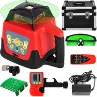 Vevor - Rotationslaser Professional Grün max Arbeitsbereich 500 m Linienlaser 360 Grad Laser höhenmesser Wasser- und staubdicht außenbereich von VEVOR
