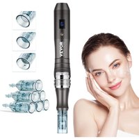 VEVOR Professioneller Microneedling-Stift, elektrischer Derma-Pen mit 6 Einwegkartuschen, Dermapen-Schönheitsgerät mit 6 variablen Geschwindigkeiten, VEVOR Professioneller Microneedling-Stift, elektrischer Derma-Pen mit 6 Einwegkartuschen, Dermapen-Schönheitsgerät mit 6 variablen Geschwindigkeiten, von VEVOR