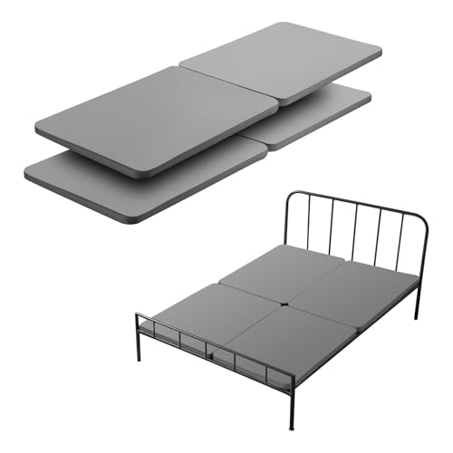 VEVOR Queen Size Bunkie Board Bettbrettlatten (2010 x 1480 x 38 mm) mit 200D Oxford-Stoff, Holzmatratzenauflage für Queensize-Bett, einfach zu montierende Unterstützung unter der Matratze, 4-TLG. von VEVOR