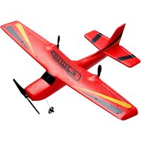 VEVOR RC-Flugzeug, 2,4 GHz 2-Kanal-Fernsteuerungsflugzeug mit 6-Achsen-Gyrostabilisator, flugbereites Flugzeugspielzeug mit 2 Batterien, leicht zu von VEVOR