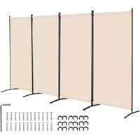 VEVOR Raumteiler 4 Paneele Paravent 3464 x 1840 x 520 mm, faltbarer Sichtschutz & tragbarer Trennwandteiler zur Raumtrennung, freistehende Raumteiler VEVOR Raumteiler 4 Paneele Paravent 3464 x 1840 x 520 mm, faltbarer Sichtschutz & tragbarer Trennwandteiler zur Raumtrennung, freistehende Raumteiler von VEVOR