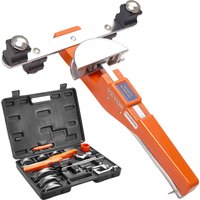 VEVOR Rohrbieger Ø6-22mm Rohrbiegemaschine Handrohrbieger Satz Rohrbiegegerät Vorwärts & Rückwärts bis 90° + Rohrschneider für Klimaanlagen von VEVOR