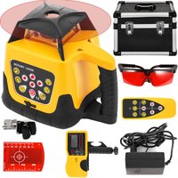 Vevor - Rot Professional Rotationslaser max. Arbeitsbereich 100 m, 360 Rotary Laser Level Wasser- und staubdicht außenbereich Arbeitszeit 20 Stunden von VEVOR