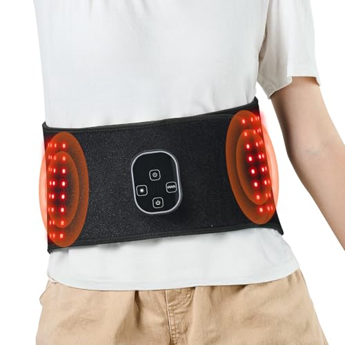 VEVOR Rotlichttherapiegürtel für die Taille, 660 nm & 850 nm Rotlichttherapiepad mit Timer, 112 LEDs, 3-stufige Vibration & 3 Intensitäten, zur Schmerzlinderung an Schultern & Knien VEVOR Rotlichttherapiegürtel für die Taille, 660 nm & 850 nm Rotlichttherapiepad mit Timer, 112 LEDs, 3-stufige Vibration & 3 Intensitäten, zur Schmerzlinderung an Schultern & Knien von VEVOR