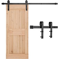 VEVOR Schiebetürsystem 1,5 m Laufschiene, Schiebetürbeschlag Tragkraft 150 kg, Kompatibel mit 762 mm max. Breite und 34,92 bis 44,45 mm Dicke, VEVOR Schiebetürsystem 1,5 m Laufschiene, Schiebetürbeschlag Tragkraft 150 kg, Kompatibel mit 762 mm max. Breite und 34,92 bis 44,45 mm Dicke, von VEVOR