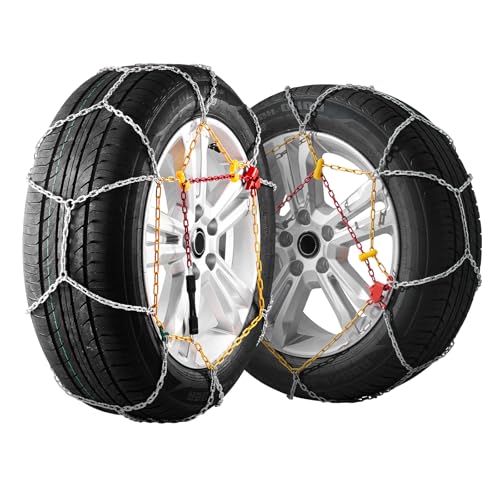 VEVOR Schneeketten Notfall-Traktionsreifenketten Manganlegierter Stahl, 2 Stk. für Autos Pickups SUVs Lkws für 255/55 R15; 235/60 R16; 255/50 R16; 225/55 R17; 235/50 R17; 255/40 R17; 255/45 R17 VEVOR Schneeketten Notfall-Traktionsreifenketten Manganlegierter Stahl, 2 Stk. für Autos Pickups SUVs Lkws für 255/55 R15; 235/60 R16; 255/50 R16; 225/55 R17; 235/50 R17; 255/40 R17; 255/45 R17 von VEVOR