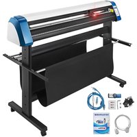 Schneidegerät 135 cml Vinyl Cutter Halbautomatische diy Vinyl Drucker Schneidemaschine Manuelle Positionierung Zeichen schneiden mit Bodenständer von VEVOR