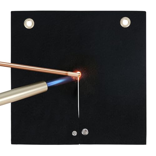 VEVOR Schweißdecke 305 x 305 x 3 mm Schweißschutzdecke 982 ℃ Hitzebeständigkeit Hitzeschutzgewebe Wärmeschutzmatte Kohlefaser Löschdecke feuerfeste Unterlage Brandschutzmatte Feuermatte Schwarz VEVOR Schweißdecke 305 x 305 x 3 mm Schweißschutzdecke 982 ℃ Hitzebeständigkeit Hitzeschutzgewebe Wärmeschutzmatte Kohlefaser Löschdecke feuerfeste Unterlage Brandschutzmatte Feuermatte Schwarz von VEVOR