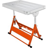 VEVOR Schweißtisch klappbar 76,2x50,8cm Werktisch 181kg Tragfähigkeit Höhenverstellbar von 63,5 bis 81,3cm Einstellbarer Winkel 0°/30°/90° Werkbank von VEVOR