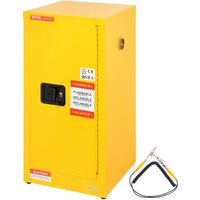 VEVOR Sicherheitslagerschrank 16 Gallonen, 460 x 460 x 900 mm Sicherheitsschrank mit zwei verstellbaren Trennwänden für Brennbare Stoffe VEVOR Sicherheitslagerschrank 16 Gallonen, 460 x 460 x 900 mm Sicherheitsschrank mit zwei verstellbaren Trennwänden für Brennbare Stoffe von MOPHORN