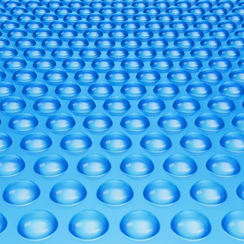 VEVOR Solar-Poolabdeckung, 28 x 14 Fuß rechteckige Solardecke für Pools, Solarabdeckung für oberirdische Schwimmbecken, 12 mil Solarabdeckungen blau von VEVOR
