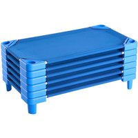 VEVOR Stapelbares Kinderbett tragbare Nickerchenbetten 6 tlg. (102 x 57 x 15 cm) Kindertagesstättenbetten für Kinder Vorschulklassenzimmer von VEVOR