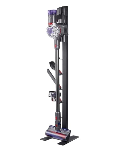 VEVOR Staubsaugerständer, kompatibel mit Dyson V6 V7 V8 V10 V11 V15, stabiler Staubsaugerständerhalter mit 6 Haken für Dyson DC30 DC31 DC34 DC35 DC58 DC59 DC62 D74 kabellose Staubsauger und Zubehör von VEVOR