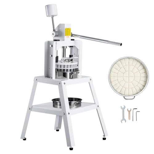 VEVOR Teigteiler 40-teilige manuelle Teigteilermaschine, 30-140 g vertikaler Handpresse-Teigschneider mit Tablett und Klinge aus 304er-Edelstahl, Brotbackautomat für Bäckerei, Restaurant, Gewerbe von VEVOR