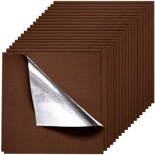 VEVOR Teppichfliesen 609,6 x 609,6 x 5 mm, 20er-Pack, selbstklebender Teppichboden mit Fläche von 7,4 m², Teppich Bodenbelag, einfacher DIY-Austausch für Wohnzimmer und Büro, Dunkelbraun VEVOR Teppichfliesen 609,6 x 609,6 x 5 mm, 20er-Pack, selbstklebender Teppichboden mit Fläche von 7,4 m², Teppich Bodenbelag, einfacher DIY-Austausch für Wohnzimmer und Büro, Dunkelbraun von VEVOR