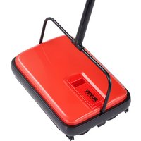 VEVOR Teppichkehrer Teppichbodenkehrmaschine manuell, Bodenkehrer mit 300 ml Staubbehälterkapazität, 17 cm Reinigungsbreite Kehrmaschine für von VEVOR