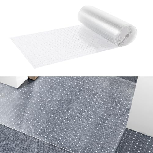 VEVOR Teppichschutz für Haustiere, 61 x 7,6 m, kratzfester PVC-Teppichschutz für Katzen für den Türrahmen, rutschfeste Katzenkratzschutzmatte, leicht zuschneidbarer Kunststoff-Teppichkratzstopper von VEVOR