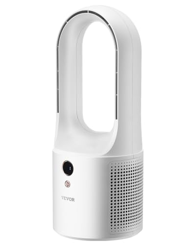 VEVOR Tischventilator ohne Flügel, 330 mm tragbarer Ventilator, 6-Gang-USB-Kühler, leiser Turmventilator mit Tastensteuerung, LCD-Digitalanzeige, kinderfreundlich, für Schlafzimmer, Büro, Zuhause VEVOR Tischventilator ohne Flügel, 330 mm tragbarer Ventilator, 6-Gang-USB-Kühler, leiser Turmventilator mit Tastensteuerung, LCD-Digitalanzeige, kinderfreundlich, für Schlafzimmer, Büro, Zuhause von VEVOR