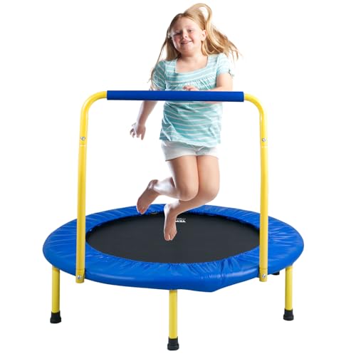 VEVOR Trampolin Gartentrampolin 810x920x920 mm, Klappabrer Trampolin Mini 60 kg Gewichtstragfähigkeit Fitness Trampolin, Kindertrampolin Kleinkind Trampolin Blau Indoor/Outdoor/Garten/Drinnen VEVOR Trampolin Gartentrampolin 810x920x920 mm, Klappabrer Trampolin Mini 60 kg Gewichtstragfähigkeit Fitness Trampolin, Kindertrampolin Kleinkind Trampolin Blau Indoor/Outdoor/Garten/Drinnen von VEVOR