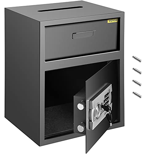 VEVOR Tresor Elektronischer Möbeltresor, Tresor Elektronik Zahlenschloss Safe Möbeltresor Schwarz, Safe Tresor stabile Kohlenstoffstahl Feuerfest Wasserdicht mit LCD Bildschirm 36 x 30 x 45 cm VEVOR Tresor Elektronischer Möbeltresor, Tresor Elektronik Zahlenschloss Safe Möbeltresor Schwarz, Safe Tresor stabile Kohlenstoffstahl Feuerfest Wasserdicht mit LCD Bildschirm 36 x 30 x 45 cm von VEVOR