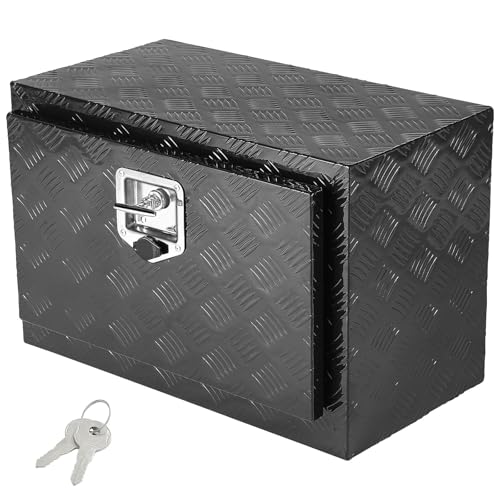VEVOR Truckbox Werkzeugbox, Unterboden-Anhängerbox, Werkzeugkasten 610 x 430 x 460 mm Pickup-Aufbewahrungsbox, Aluminiumlegierung, 30 kg belastbarer Werkzeugkasten, abschließbare Aufbewahrungsbox VEVOR Truckbox Werkzeugbox, Unterboden-Anhängerbox, Werkzeugkasten 610 x 430 x 460 mm Pickup-Aufbewahrungsbox, Aluminiumlegierung, 30 kg belastbarer Werkzeugkasten, abschließbare Aufbewahrungsbox von VEVOR