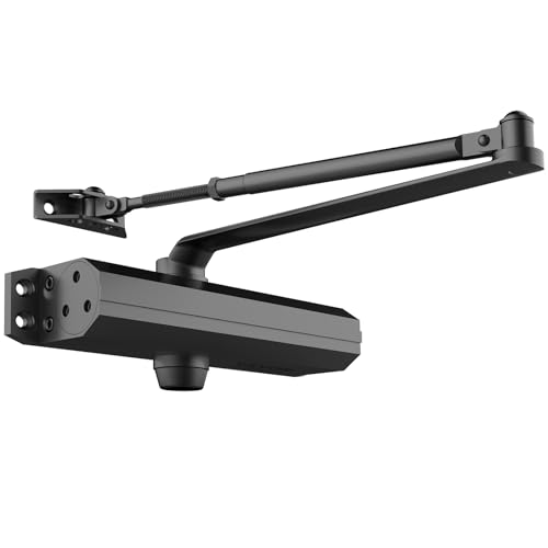 VEVOR Türschließer automatischer Torschließer für gewerbliche oder private Nutzung für Türgewichte bis 150 kg Stangentürschließer mit hydraulischem Puffer Gehäuse aus Aluminiumguss Schwarz VEVOR Türschließer automatischer Torschließer für gewerbliche oder private Nutzung für Türgewichte bis 150 kg Stangentürschließer mit hydraulischem Puffer Gehäuse aus Aluminiumguss Schwarz von VEVOR