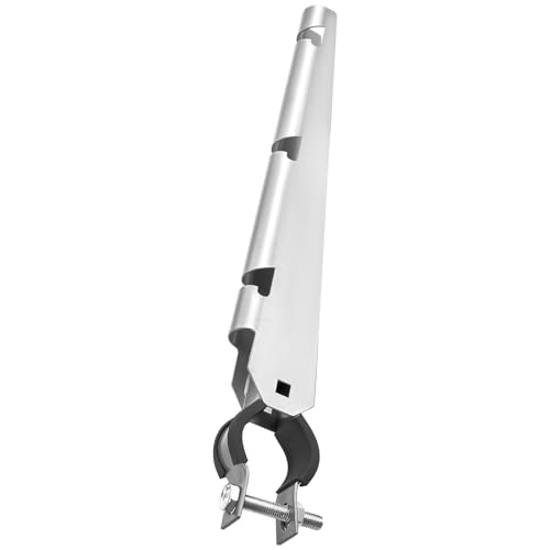 VEVOR Übersteigschutz Zaunerhöhung, 10er-Pack, Stacheldrahtabweiser 375 mm, Stacheldrahthalter für 3,3 cm bis 3,8 cm Maschendrahtzäune, Ω-Halterungsdesign, Stacheldrahtarm aus verzinktem Stahl von VEVOR