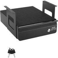 VEVOR Untertisch Schublade 365x335x185 mm, Unterbau Schreibtisch, versteckter Schreibtisch-Aufbewahrungs-Organizer, abschließbare Bleistiftschublade VEVOR Untertisch Schublade 365x335x185 mm, Unterbau Schreibtisch, versteckter Schreibtisch-Aufbewahrungs-Organizer, abschließbare Bleistiftschublade von VEVOR