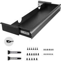 VEVOR Untertisch Schublade 840x240x107mm, Unterbau Schreibtisch, versteckter Schreibtisch-Aufbewahrungs-Organizer, Bleistiftschublade unter dem Tisch VEVOR Untertisch Schublade 840x240x107mm, Unterbau Schreibtisch, versteckter Schreibtisch-Aufbewahrungs-Organizer, Bleistiftschublade unter dem Tisch von VEVOR