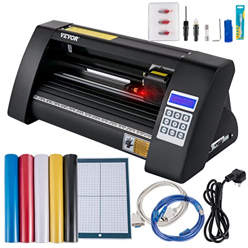 VEVOR Vinyl Schneideplotter 375 mm, Folienschneider Max. Schnittbreite 270 mm, Plottermaschine Signmaster-Software, Plotter Windowskompatibel, Folienplotter Halbautomatisch Schnittpräzision ±0,001 mm VEVOR Vinyl Schneideplotter 375 mm, Folienschneider Max. Schnittbreite 270 mm, Plottermaschine Signmaster-Software, Plotter Windowskompatibel, Folienplotter Halbautomatisch Schnittpräzision ±0,001 mm von VEVOR