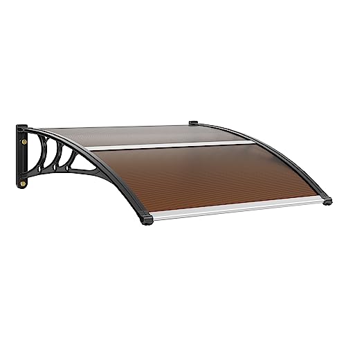 VEVOR Vordach Haustür 965 x 1017 mm Überdachung UF50+ PC-Sonnenschutzfolie Haustürvordach PC-Blatt + ABS-Halterung + Aluminium-Verbinder Pultvordach UV-beständig Haustürdach Pultbogenvordach VEVOR Vordach Haustür 965 x 1017 mm Überdachung UF50+ PC-Sonnenschutzfolie Haustürvordach PC-Blatt + ABS-Halterung + Aluminium-Verbinder Pultvordach UV-beständig Haustürdach Pultbogenvordach von VEVOR