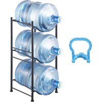 Vevor - Wasserkrughalter mit 3 Ebenen, 5-Gallonen-Wasserflaschenhalter, einreihiges Wasserflaschenregal für 3 Flaschen, robustes Wasserkrugregal für von VEVOR
