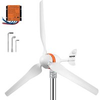 Windturbinengenerator 400 w Windgenerator, 12 v Elektrisch mppt Controller, 13 m / s Windkraftanlage mit 3 Blatt Laderegler Windkraftgenerator, von VEVOR