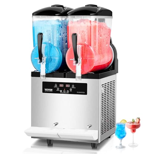 VEVOR XN240B slush eismaschine, Edelstahl + PC + PP VEVOR XN240B slush eismaschine, Edelstahl + PC + PP von VEVOR