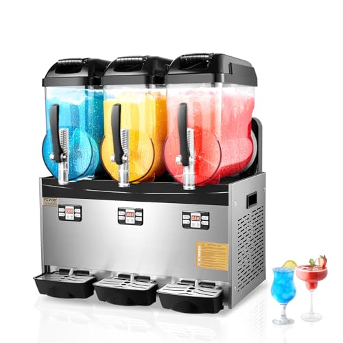 VEVOR XRJ12LX3 slush eismaschine, Edelstahl + ABS + PC VEVOR XRJ12LX3 slush eismaschine, Edelstahl + ABS + PC von VEVOR