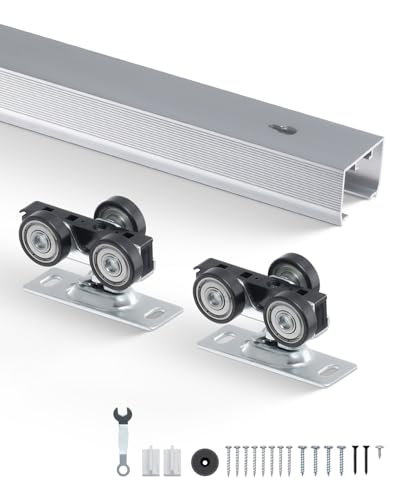 VEVOR YMXT-XC39-6 Schienensatz Schiebetürbeschläge, Silber, Eingleisig + 174.6cm VEVOR YMXT-XC39-6 Schienensatz Schiebetürbeschläge, Silber, Eingleisig + 174.6cm von VEVOR