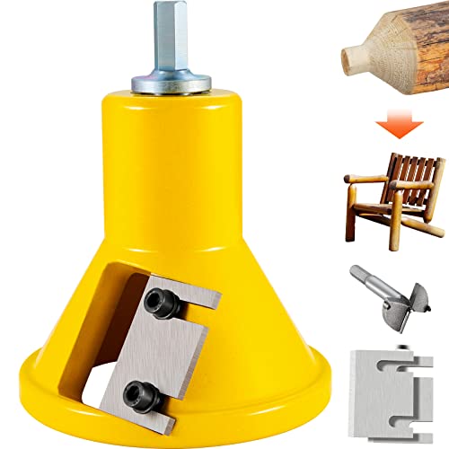 VEVOR Zapfenschneider Forstnerbohrer 38 mm, 4 Klingen Zapfenschneider Forstner Bit Zapfenschneider Set für Balkenbetten, Balkengeländer, Balkenzäune, Balkentische usw. Forstnerbohrer Set Gelb VEVOR Zapfenschneider Forstnerbohrer 38 mm, 4 Klingen Zapfenschneider Forstner Bit Zapfenschneider Set für Balkenbetten, Balkengeländer, Balkenzäune, Balkentische usw. Forstnerbohrer Set Gelb von VEVOR