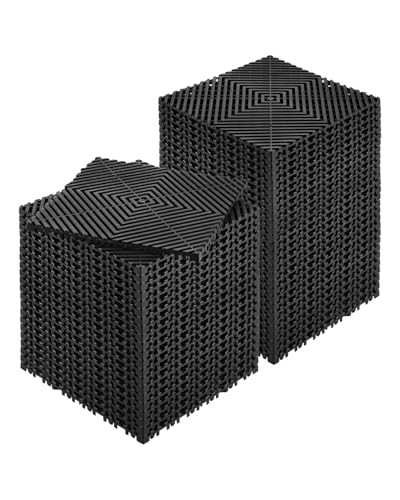 VEVOR ineinandergreifende Drainagematte Duschmatte 31 x 31 cm modulares ineinandergreifende Bodenmatten, 50 STK. Spleiß-Drainagematten, rutschfeste Drainage-Bodenfliesen, für Garage Garten Schwarz VEVOR ineinandergreifende Drainagematte Duschmatte 31 x 31 cm modulares ineinandergreifende Bodenmatten, 50 STK. Spleiß-Drainagematten, rutschfeste Drainage-Bodenfliesen, für Garage Garten Schwarz von VEVOR