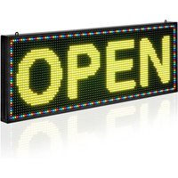 Programmierbare led Zeichen P10 Vollfarbe flexibles digitales Scrolling Panel, diy Anzeigetafel mit benutzerdefiniertem Textmuster und gif & von VEVOR