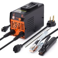 220 v Stabschweißgerät, 120 a ARC/Lift WIG-Schweißgerät mit großem LED-Display, tragbares 2-in-1-Stabschweißgerät mit Hot Start Arc Force Anti-Stick von VEVOR