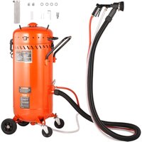 Vevor - 28 Gallonen Vakuum-Sandstrahler, staubfreier Sandstrahler mit eingebautem 1200 w Vakuumsystem zur Staubkontrolle und Strahlmittelrückführung, von VEVOR