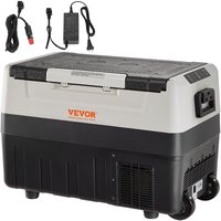 Camping Kühlschrank 55 l Kühlbox, 12 / 24 v Rollbare Elektrische Gefrierbox 2 in 1 Doppelzone, Auto Kühlschrank Kompressor zum Warmhalten und Kühlen Camping Kühlschrank 55 l Kühlbox, 12 / 24 v Rollbare Elektrische Gefrierbox 2 in 1 Doppelzone, Auto Kühlschrank Kompressor zum Warmhalten und Kühlen von VEVOR
