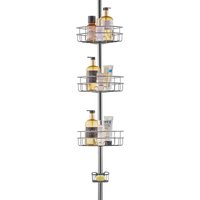 Vevor - Eckablage Duschablage Duschregal Eckduschablage 990-3175 mm hohe Spannstange, multifunktionale Aufbewahrung für die Dusche mit starker, von VEVOR