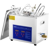 Vevor - JPS-40A Ultraschallreiniger 10L Reiniger Ultraschall Ultrasonic Cleaner Ultraschallreinigungsgerät Edelstahl mit Digitaler Anzeige für von VEVOR