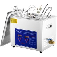 Professioneller Ultraschallreiniger, 10 l Ultraschall-Schmuckreiniger mit digitalem Timer und Heizung, Edelstahl-Industrie-Schallreiniger 40 kHz für Professioneller Ultraschallreiniger, 10 l Ultraschall-Schmuckreiniger mit digitalem Timer und Heizung, Edelstahl-Industrie-Schallreiniger 40 kHz für von VEVOR