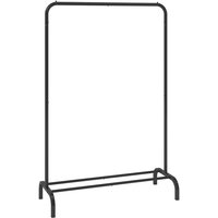 Kleiderständer Garderobenständer 1 Kleiderstange, Strapazierfähiger Kleiderständer Schwarz 400 x 1010 x 1510 mm Kleiderständer für Schlafzimmer, von VEVOR